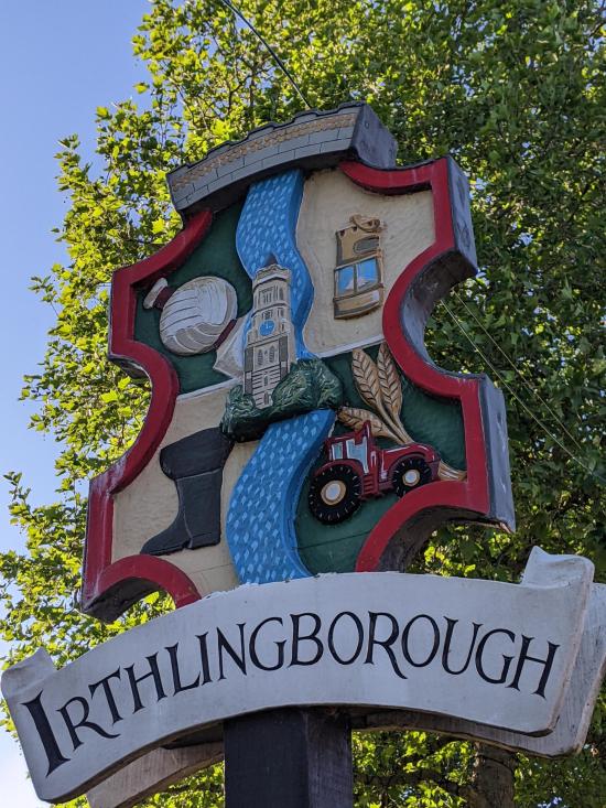 A rather vibrant sign